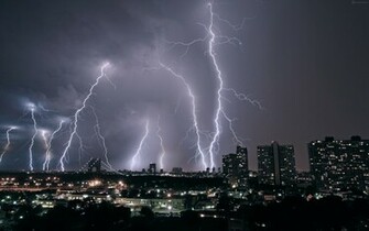 Lightning Bolts Wallpaper