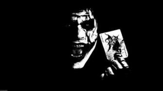The Joker Black And White B W Wallpaper Batman
