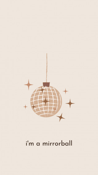 Mirrorball Lyric Folklore Taylor Swift Lockscreen Wallpaper