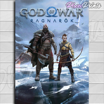 Game Poster Wall Decor Ps4 Ps5 Wallpaper God Of War Metal