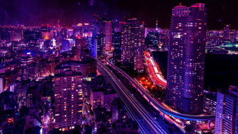 Purple Wallpaper 4k City