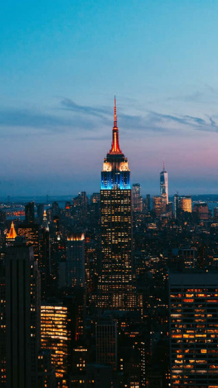 New York City Night iPhone Wallpaper