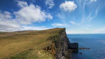 Cliff Sea Background