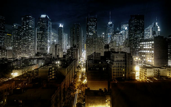 Cityscapes Night Wallpaper Wallpoper