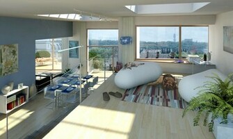City Apartment Penthouse Living Space Wallpaper Photos Pictures