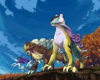 Suicune Entei And Raikou By X3hikarix3