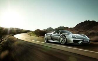 Porsche Spyder Wallpaper X Front Side Silver