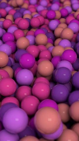 Multi Color Ball iPhone Wallpaper