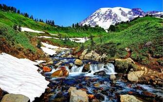 Mountains Rocks Landscape Desktop Background HD Wallpaper
