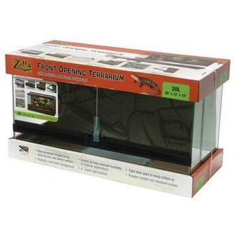 Zilla Enclosure Front Open Terrarium Liters Petsuppliesplus