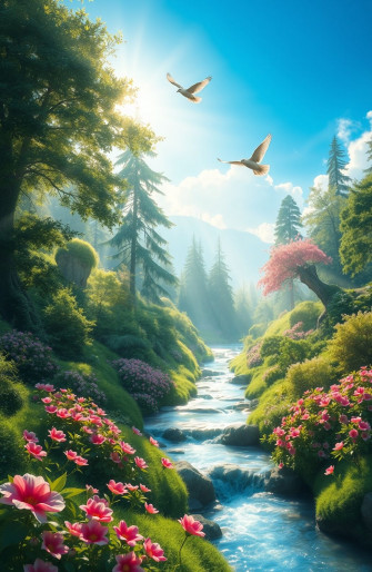 Jehovah Paradise Wallpaper