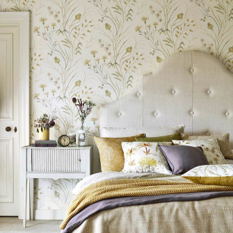 Summer Harvest Silver Corn Wallpaper Sanderson By Design