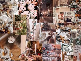 Aesthetic Christmas iPad Desktop Wallpaper