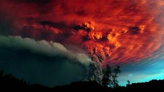 Chile Wallpaper Volcano Cloud