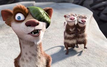 Buck Crash And Eddie Ice Age Wallpaper