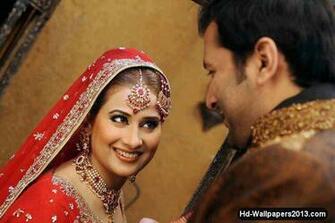 Pakistani Bridal With Groom In Wedding Dress HD Wallpaper