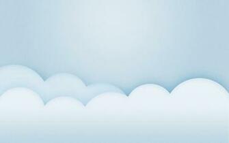 Wallpaper Light Clouds Minimalistic Blue
