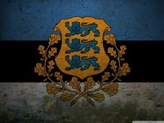 Presidential Flag Of Estonia 4k HD Desktop Wallpaper For