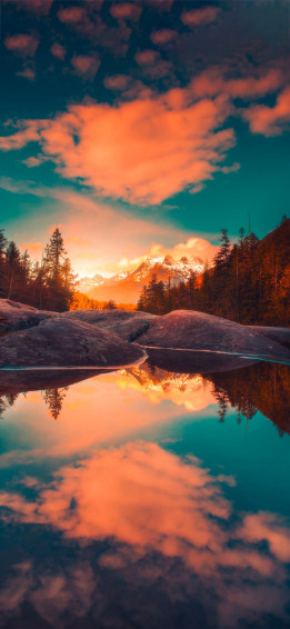Amazing Sunset In The Nature Wallpaper Central