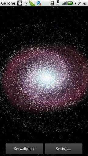 Bigger Galaxy Core 3d Livewallpaper For Android Screenshot