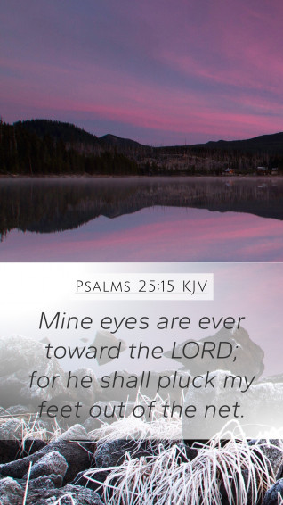 Psalms Kjv Mobile Phone Wallpaper Mine Eyes Are Ever