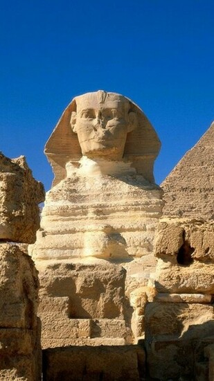 Egyptian Architecture iPhone Plus Wallpaper