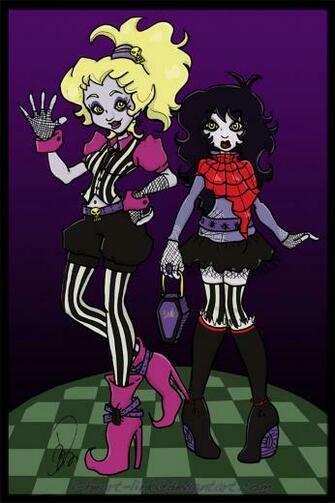 Mh Oc Beetlejuice Sisters In Color By I Heart Link