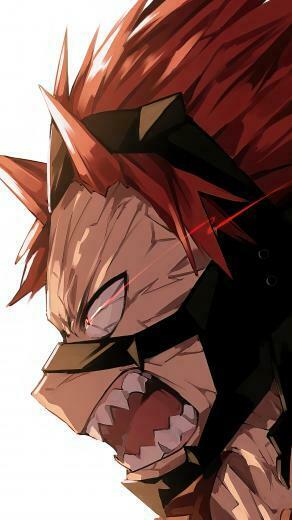 Eijiro Kirishima Red Riot My Hero Academia 4k iPhone