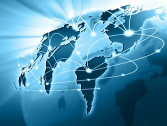 Blue Internet Blocks Background Templates