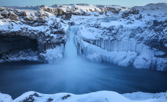 Aldeyarfoss Iceland 4k Wallpaper