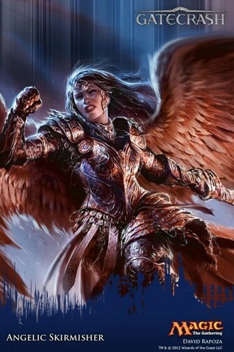 Wallpaper Of The Week Angelic Skirmisher Daily Mtg Magic