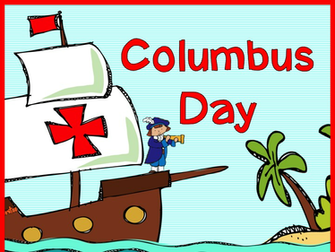 Columbus Day Happy Holidays
