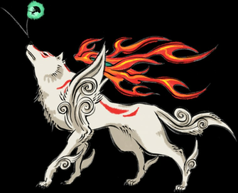 Okami Wolf Wallpaper Amaterasu White