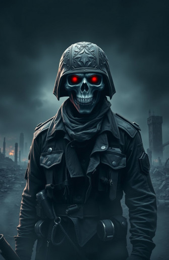 Skull Soldier Wallpaper HD