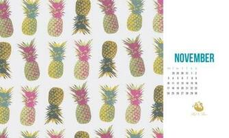 Desktop Background Pineapple Pattern Sail And Swan