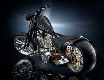 Bad To The Bone Chopper Harley Davidson
