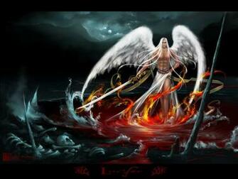 Lucifer Anime Wallpaper Angle White Dark Wing