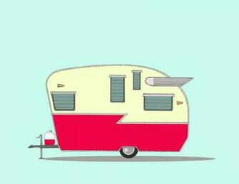 Vintage Camper Drawings Image
