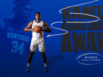 Oscar Tshiebwe Wins Kareem Abdul Jabbar Award