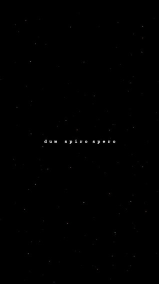 Dum Spiro Spero Quote Wallpaper