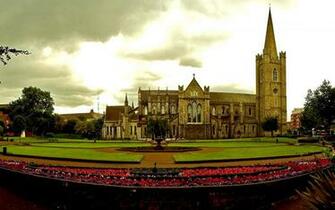 Wallpaper St Patricks Cathedral Dublin Ireland Church