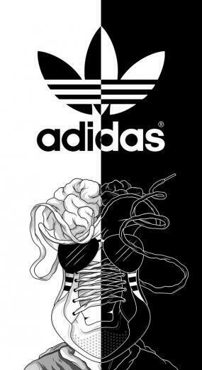 Adidas Black White Sneaker In Nike Wallpaper