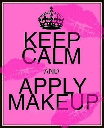 Calm Girl Girly Keep Make Pink Quote Quotes Sayings Up