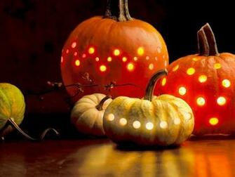 Jack O Lantern Pumpkins Wallpaper Halloween