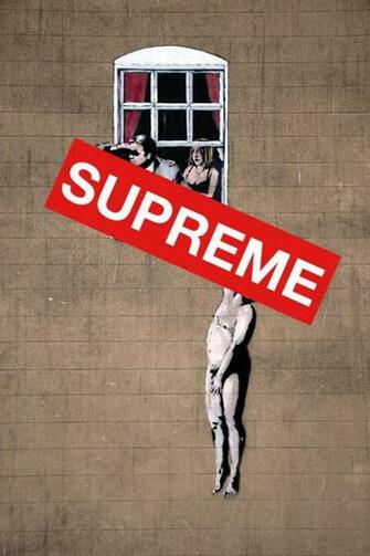 Supreme Logo iPhone Wallpaper Area HD