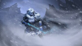 Drow Ranger Wallpaper Snowstorm Dota