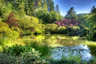 Wallpaper Garden Butchart Gardens Victoria Canada