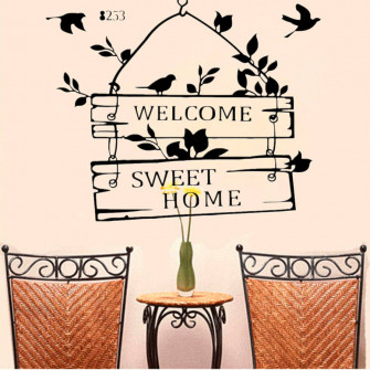 Home Sweet Greeting Wall Wallpaper