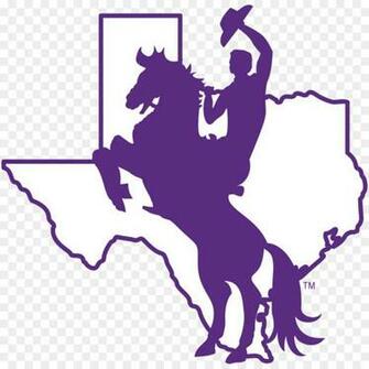 American Football Background Clipart Purple Horse Line