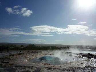 HD Wallpaper Strokkur Geyser Iceland Hot Water Valley